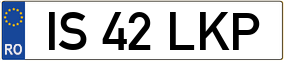 Truck License Plate